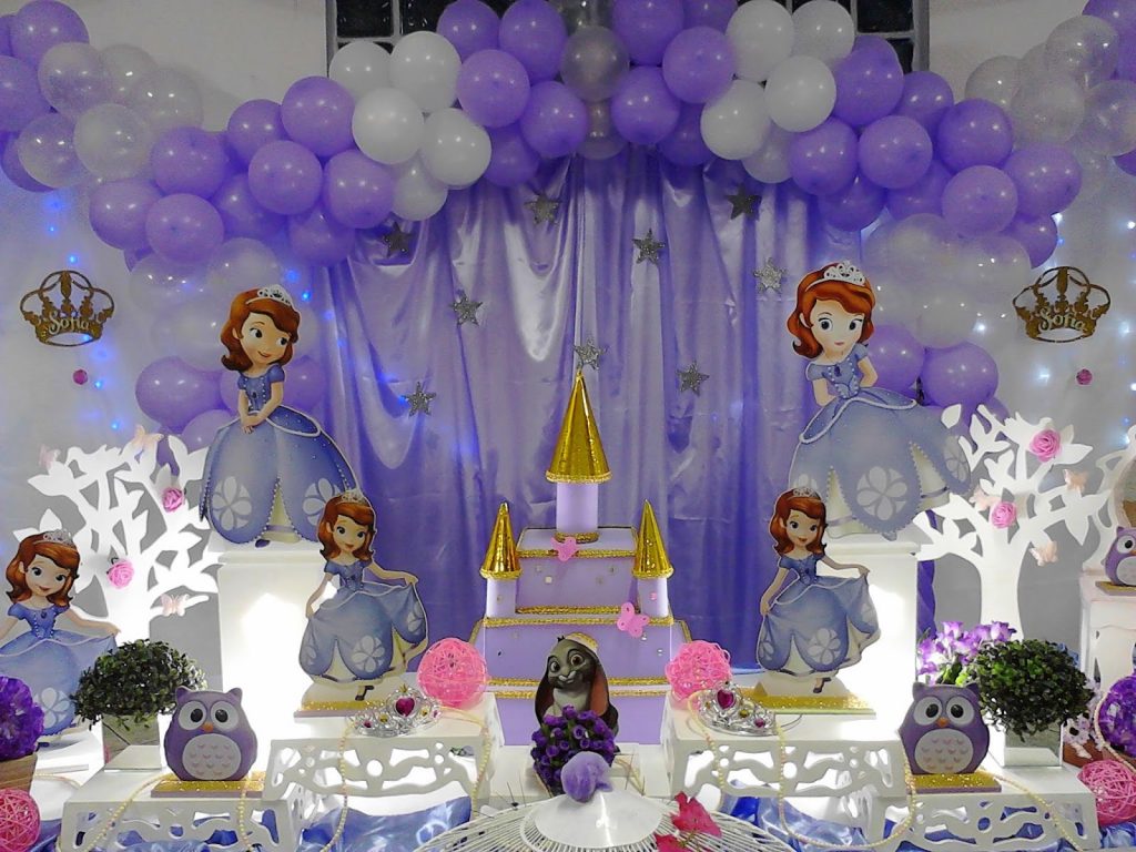 Festa princesa sofia: 60 modelos incríveis que vão ajudar você a montar sua  festa!